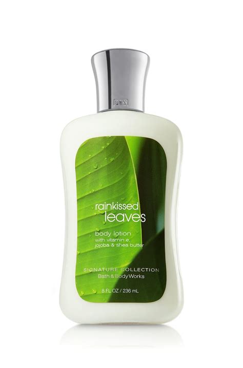 bath and body works best floral scents|rain kissed leaves lotion.